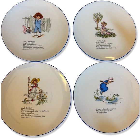 Kate Greenaway Nursery Rhymes Child's Teaset Metropolitan Museum of Art Reutter - Picture 2 of 13